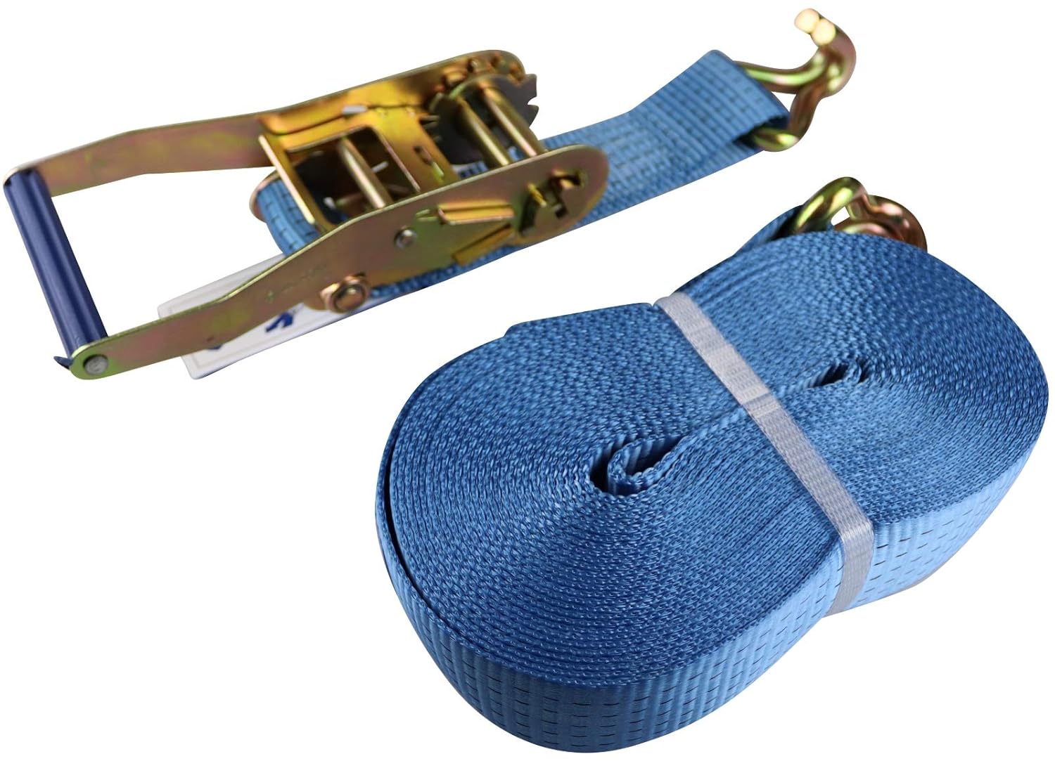 5 ton Load MandyTools Cargo Ratchet Tie Down Lorry Strap 50mm 12 metre