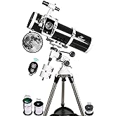 Gskyer 130EQ Professional Astronomical Reflector Telescope | 130mm Large Optic German Technology Scope, EQ130 Perfect Telescope for Beginners Adults Stargazing
