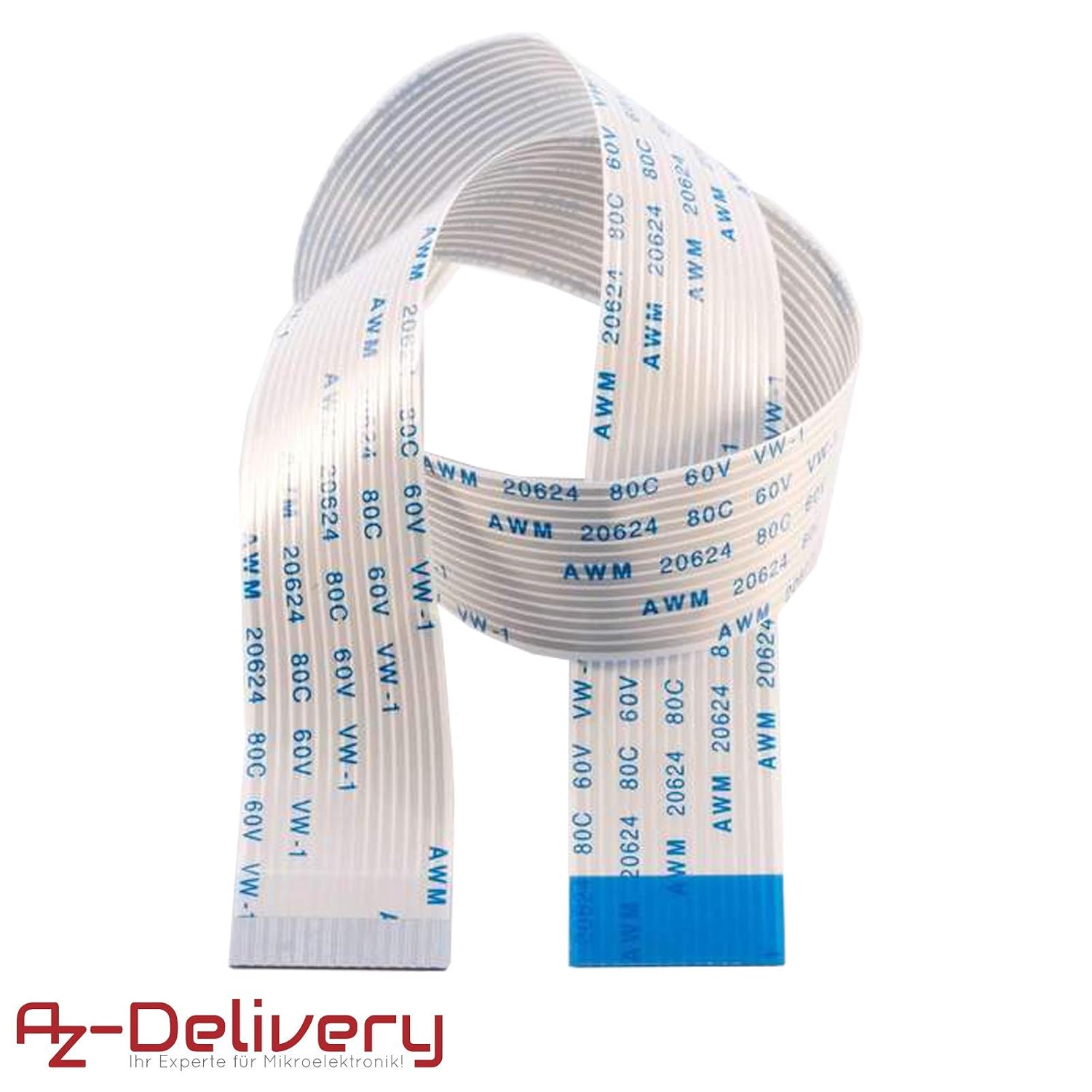 AZDelivery 3 x Flex Ribbon Cable 30cm (12 inches) FFC Ribbon Extension Cable compatible with Raspberry Pi Camera Module/Display Including E-Book! - Image 4