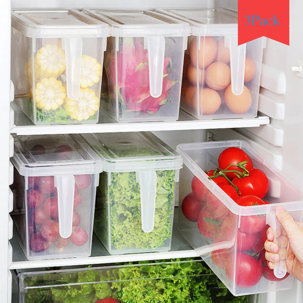 Pinke Frigorífico Nevera de plástico Transparente Estante Cocina ...