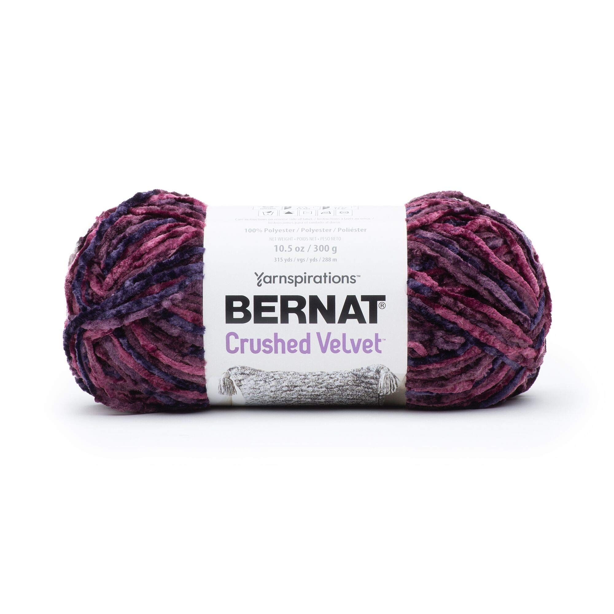 Bernat Crushed Velvet 300g - Burgundy — image 1