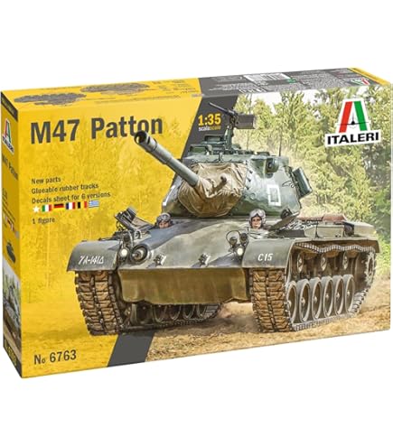 Amazon.com: TAKOM TAK-2072 Model Kit US Medium Tank M47 E/M 2 in 1