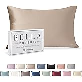 Bella Coterie Luxury Silk Pillowcase for Hair and Skin | 30 Momme | 100% Pure 6A Mulberry Silk | Super Soft | Perfectly Plush