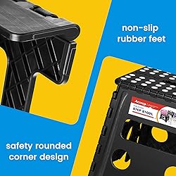 ACSTEP Folding Step Stool - 13 inch Height Premium