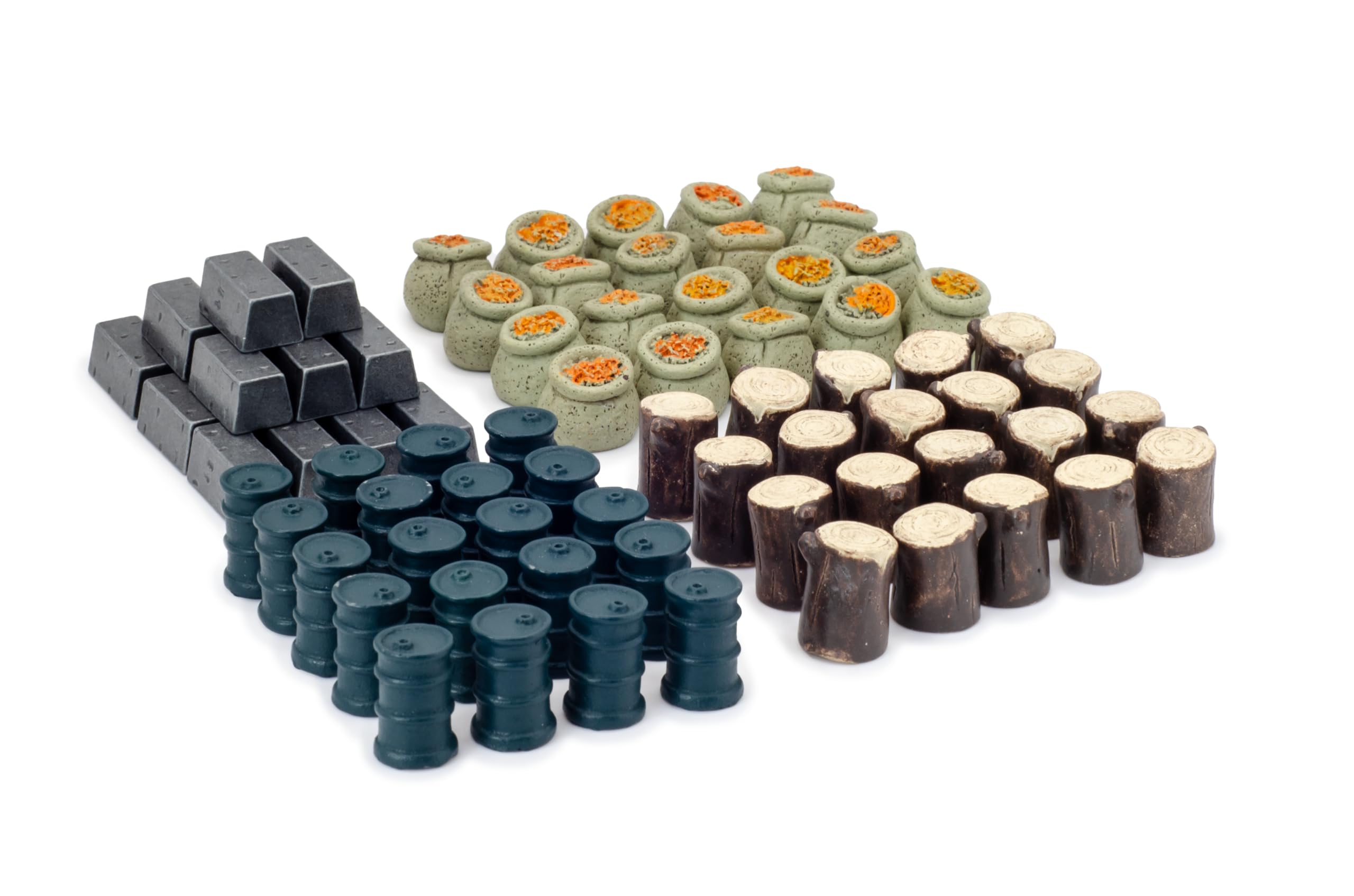 Stonemaier Games | Scythe: Realistic Resources | Board Game | Ages 14+ | 1-5 Players | 90-115 Minutes Playing Time Multicolor STM608