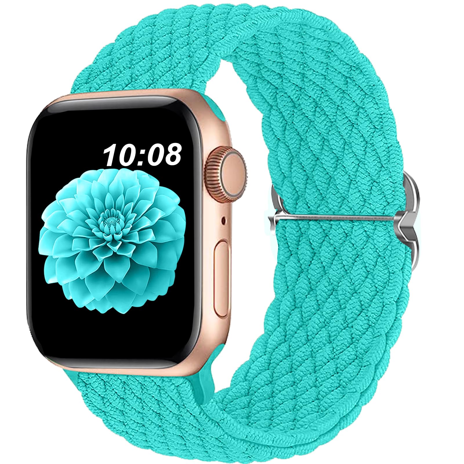 DOBSTFY Compatible with Apple Watch Band 38mm 40mm 41mm 42mm for Women Men,Stretchy Braided Apple Watch Strap for iWatch Series 10/9/8/7/6/5/4/3/2/1/SE/Ultra/Ultra 2