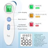 Femometer Forehead Thermometer No-Touch Infrared LCD Digital Baby Adults view 3