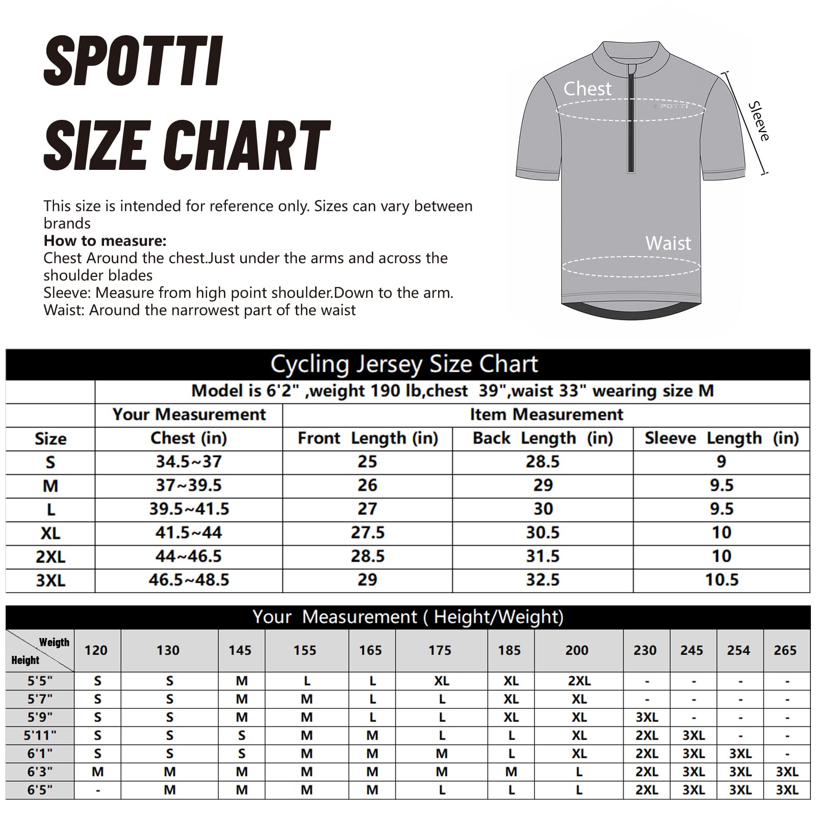 Spotti Men's Cycling Bike Jersey Short Sleeve With 3 Rear Pockets