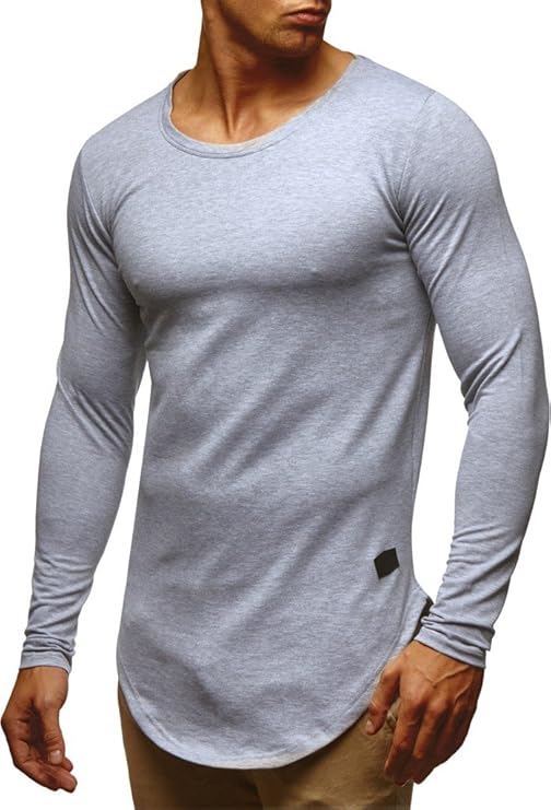 LEIF NELSON Herren Pullover Rundhals-Ausschnitt | Schwarzer Männer Longsleeve | dünner Pulli Sweatshirt Langarmshirt Crew Nec