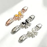 3PCS Dress Clips Back Cinch, Butterfly Sweater Cinch Clips Waist Cincher | 3 butterfly cinch clips in 3 colors with rustproof alloy design, tightens sweaters, dresses, shawls, shirts and pants.