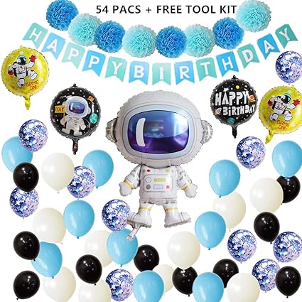 Amazoncom Outer Space Themed Birthday Party Decoration