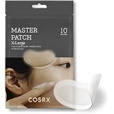 COSRX Master Patch Intensive, Oval-Shaped Patches (X-Large, 10 Counts) | Hydrocolloid Pimple Stickers with Tea Tree Oil &amp; Salicylic Acidm, Quick &amp; Easy Blemish, Zit Spot Treatment, Korean Skin care