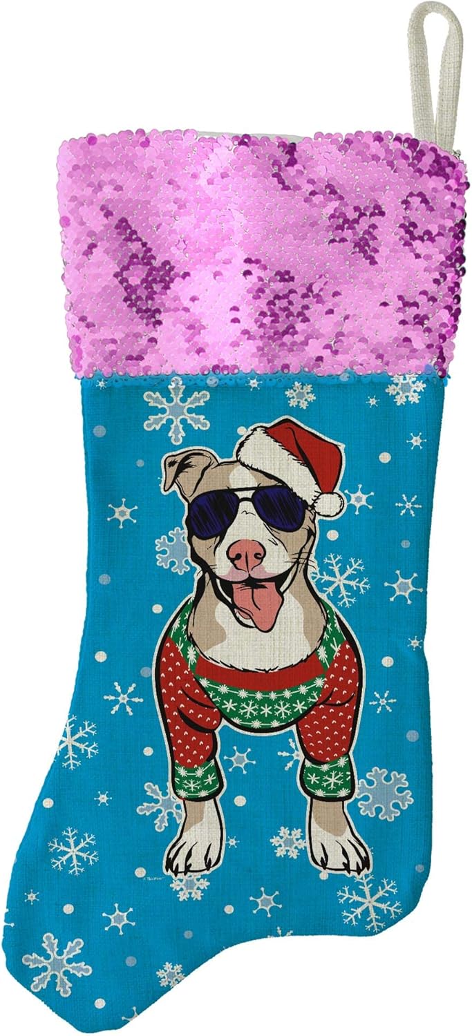 flip sequin christmas sweater