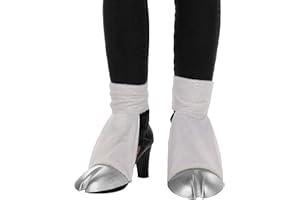 ELOPE Unicorn Silver Costume Back Hooves - Adjustable Fit with Hook and Loop Fasteners