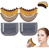 2 PCS Lymphatic Contour Face Brush, Contour Face Brush for Lymphatic Drainage,Ergonomically Designed to Fit The Skin Precisely,Improves Skin Glow & Absorption