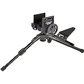Caldwell Precision Turret Rest with Adjustable Ambidextrous Swivel Design and Detachable Magazine Rest with Pistol Grip Attachment for Rifles, Shot Stabilization, and Target Shooting