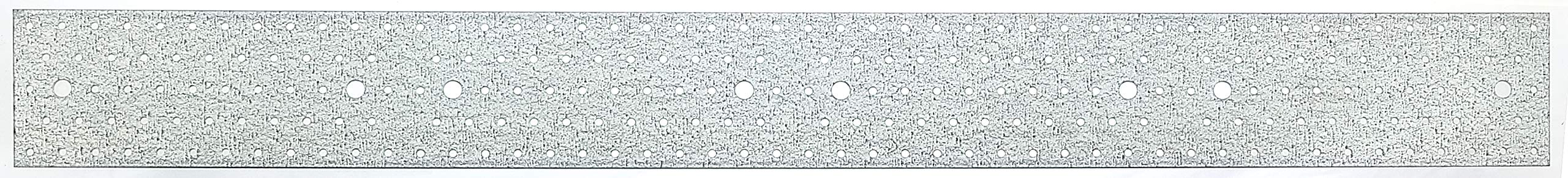 Perforated Strip Sendzimir Galvanised with Two Hanging Holes 960 x 100 mm