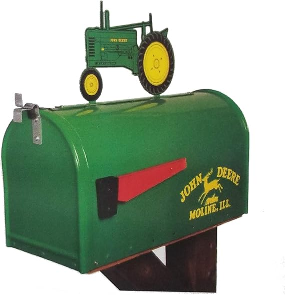 John Deere Model B Rural Style Mailbox with Tractor Topper Amazon.ca