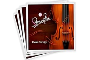 Stravilio Bronze Violin Strings Full Set (G-D-A-E) - Violin String with Ball Ends, Compatible with Violin Sizes 1/2 and 1/4, Perfect for Kids