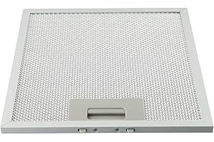 Metal Mesh Filter for Cooker Hood, Stainless Steel Range Hood Replacement Filter, Grease Extractor Filter 230 x 260 mm