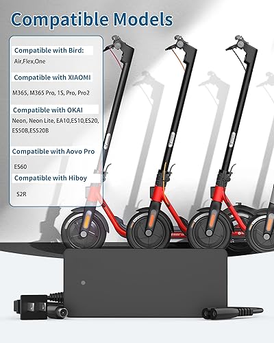 VHBW 42V Charger for Bird Electric Scooter Compatible with Bird
