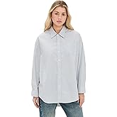 R13 Women's Drop Neck Oxford Shirt