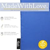 Qomfor Microwavable Wheat Bag Blue Lavender Scent 3 Chambers 700g view 4