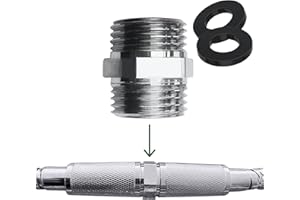 High Sierra Showerheads® - Shower Hose Extension - Shower Hose Extender - Easily Connects Two Shower Hoses Together - Solid Brass
