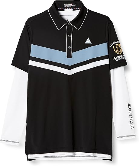 Amazon ルコックスポルティフゴルフ Vラインポロシャツ Vネックインナーシャツ Qgmnja02w メンズ ポロシャツ 通販