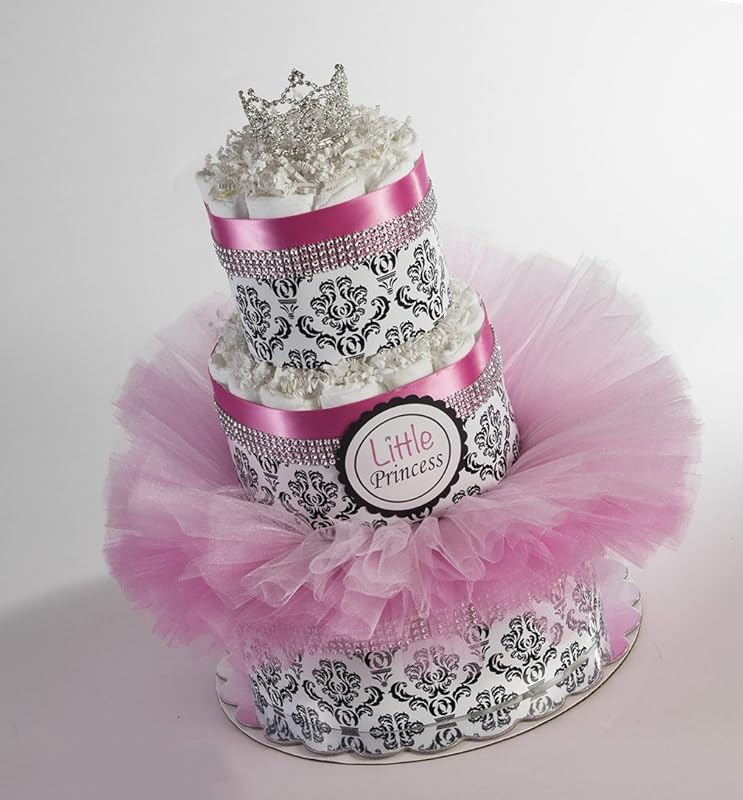 crown diaper cake