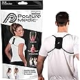 PRIMEKINETIX PostureMedic Dynamic Posture Brace for Neck and Back Support -For Enhanced Shoulder Alignment, Posture Improvement & Stretching-XL(Black)