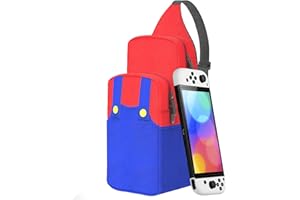 Cute Travel Bag for Nintendo Switch/2/Lite/OLED, Small Sling Portable Waterproof Backpack Carrying Crossbody Shoulder Chest G