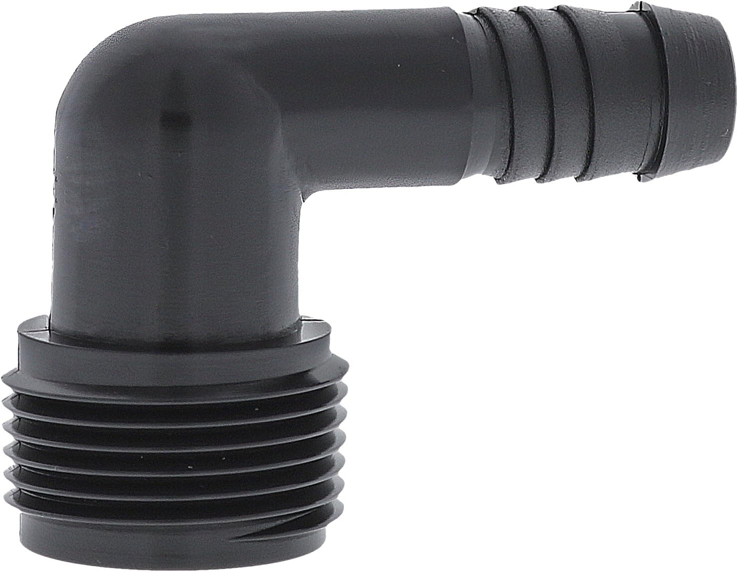 Drip Depot Swing Pipe Barb x MPT Elbow Adapter by Tempo - Barb Size : 1/2" - Thread Size : 3/4"