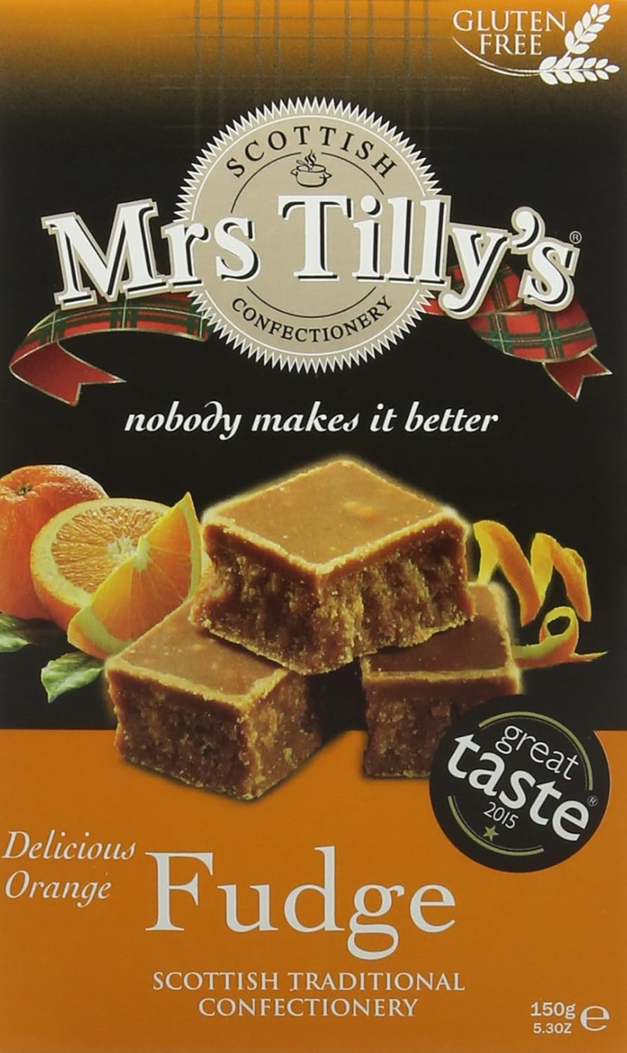 Mrs Tilly's Orange Fudge in a Box (Pack of 3) Amazon.co.uk Grocery