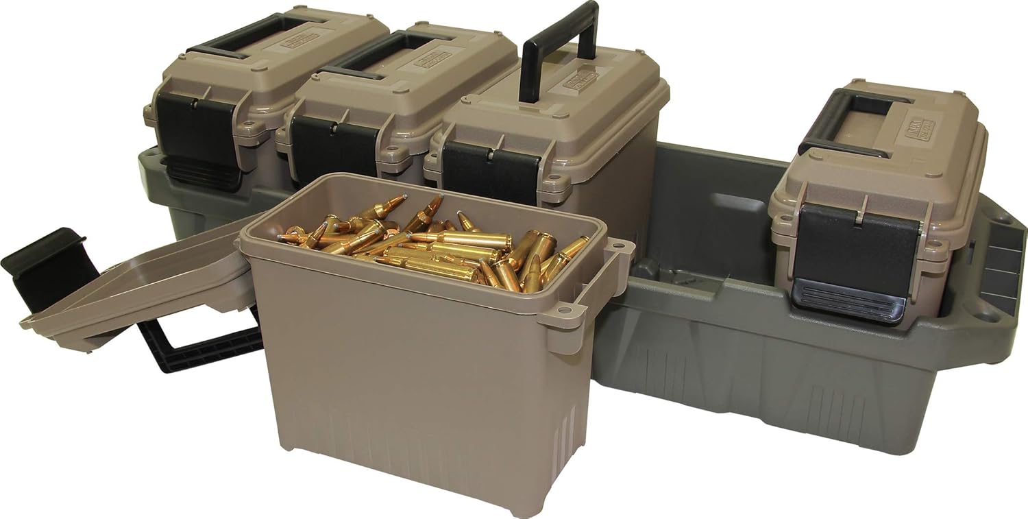 MTM AC4C Ammo Crate (4-Can) : Sports & Outdoors