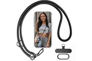 Douevo Thick Cell Phone Lanyard,Universal Crossbody Patch Phone Lanyards,Nylon Phone Lanyards for Around The Neck
