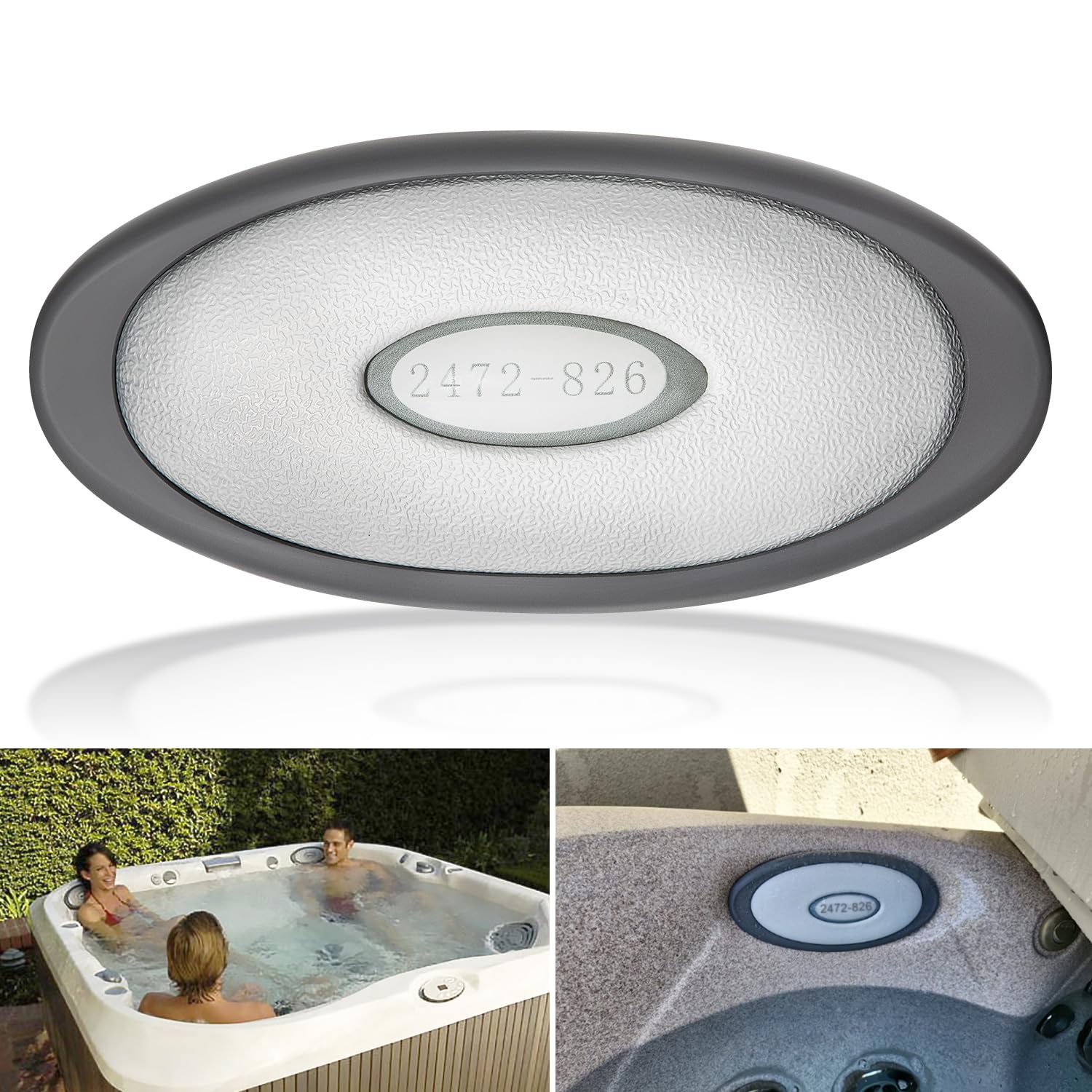 Photo 1 of 1-Pack 2472-826 Oval Pillow Insert + Back Mount for Jacuzzi J-300 Series Hot Tub(2007-2013), Hot Tub J300 Pillow