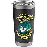 Pinky and the Brain The World Stainless Steel Insulated Tumbler