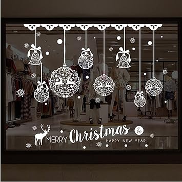 Theshy Weihnachtssticker Weihnachtsdeko Deko Abziehbild