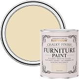 Rust-Oleum Cream Upcycled Furniture Paint Chalky Finish Clotted Cream 750ml
