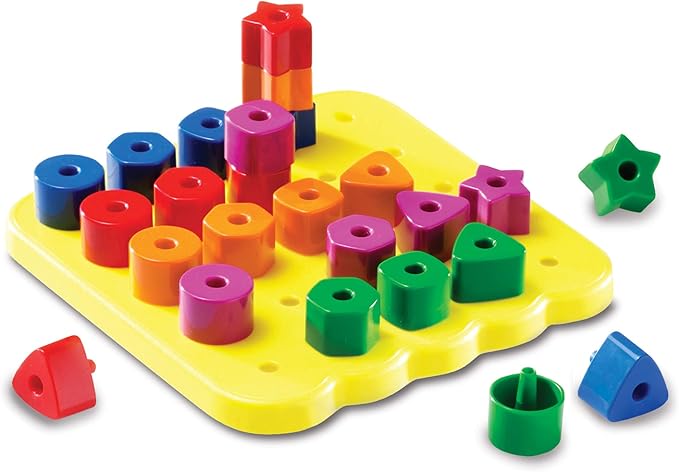 stacking peg board toy set