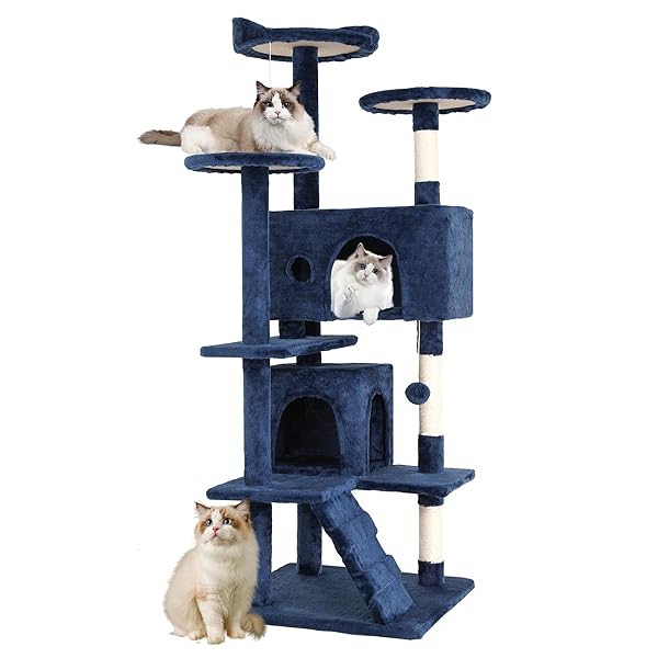 FDW | 54″ CAT TREE TOWER | DARK...