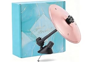 Homelavie Car Crash Cymbal Air Vent, Mini Car Symbol Drum Air Vent, Car Drum Cymbal for Car Cent, Musical Car Accessory for Drivers Fits All Vehicles Gifts for Music Lovers, Drummer, Husband（RoseGold)