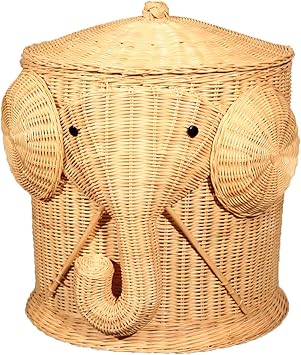 nursery wicker hamper