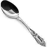 DecorRack Dinner Spoons, Stainless Steel Table Spoons, Flatware (Set of 12)