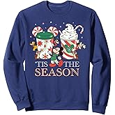 Disney Mickey & Friends "'Tis the Season" Christmas Coffee Sweatshirt