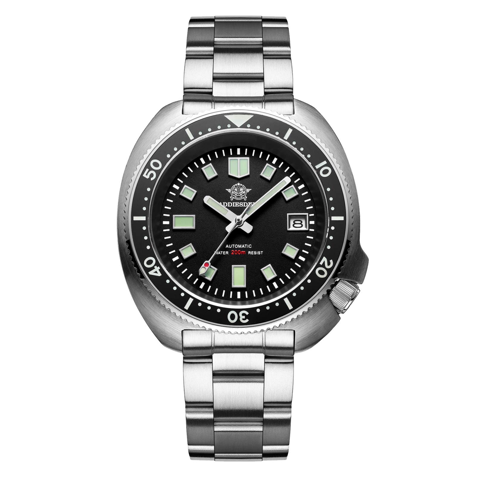 ایگرد | قیمت و خرید ADDIESDIVE Diver 200M Automatic Mens Watch Luminescent  Mechanical NH35A Analog Stainless Steel