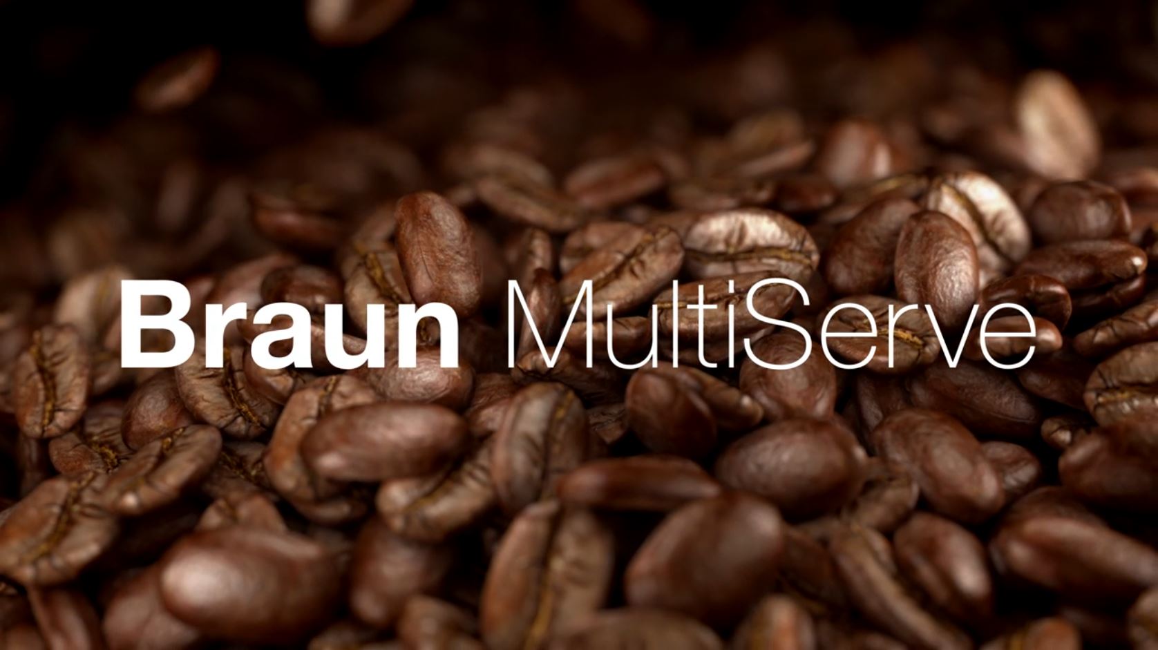 Braun MultiServe Coffee Machine 7 Programmable Brew Sizes / 3 Strengths