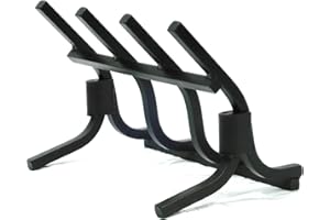 GRATE WALL OF FIRE Model S-4 High Efficiency Smoke-Free Fireplace Grate 16" Wide, 12" Tall.