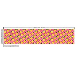 Ambesonne Lemon Fabric by The Yard, Lemons with